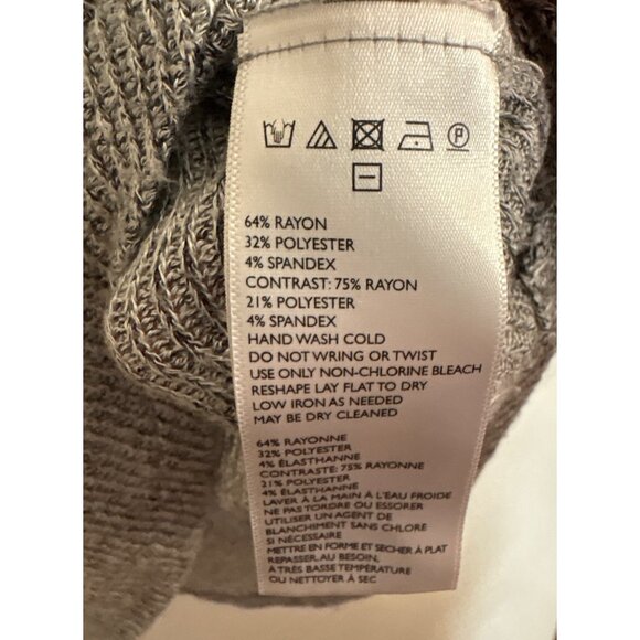 Silence + Noise Light Gray Knit Sweater Size Medium - Picture 5 of 5